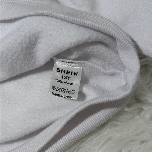 SHEIN Teen White Chicago USA Sweatshirt - Picture 3 of 4